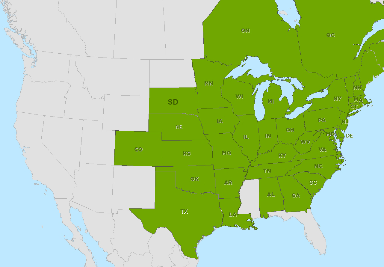 Emerald Ash Borer Map Emerald Ash Borer | Timelines